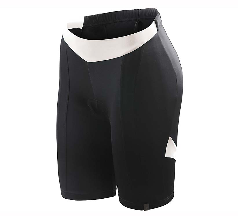 Pantaloni corti Rbx sport donna nero/bianco