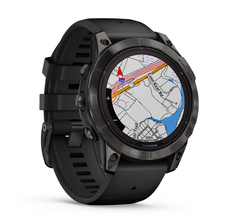 Garmin Garmin Fenix 7 pro sapphire solar grigio cinturino nero