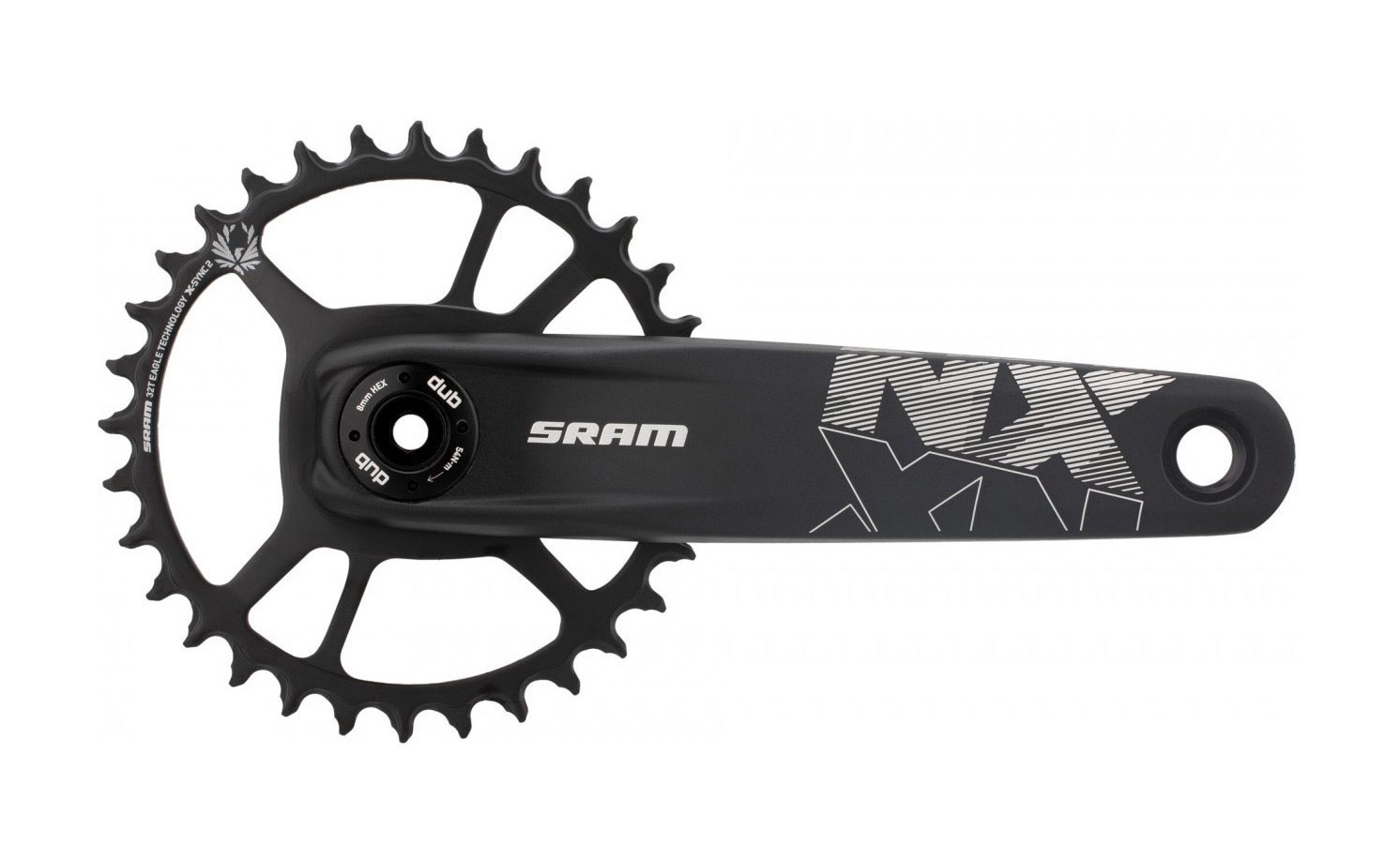 Sram Guarnitura Nx eagle dub boost 32d 175mm 12v. nero