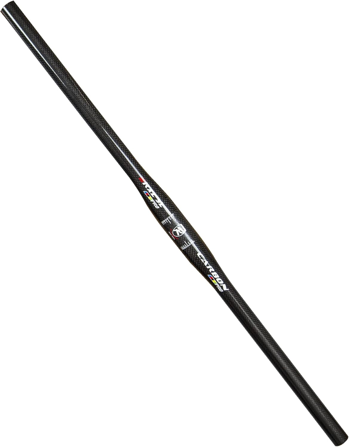 Manubrio MTB Carbonio, 31.8mm Manubrio Flat 740mm, Nero Manubrio Mountain Bike 74cm Manubrio Bici Dritto Flat Bar For Fixed Bike Bici Downhill Dirt City Bike