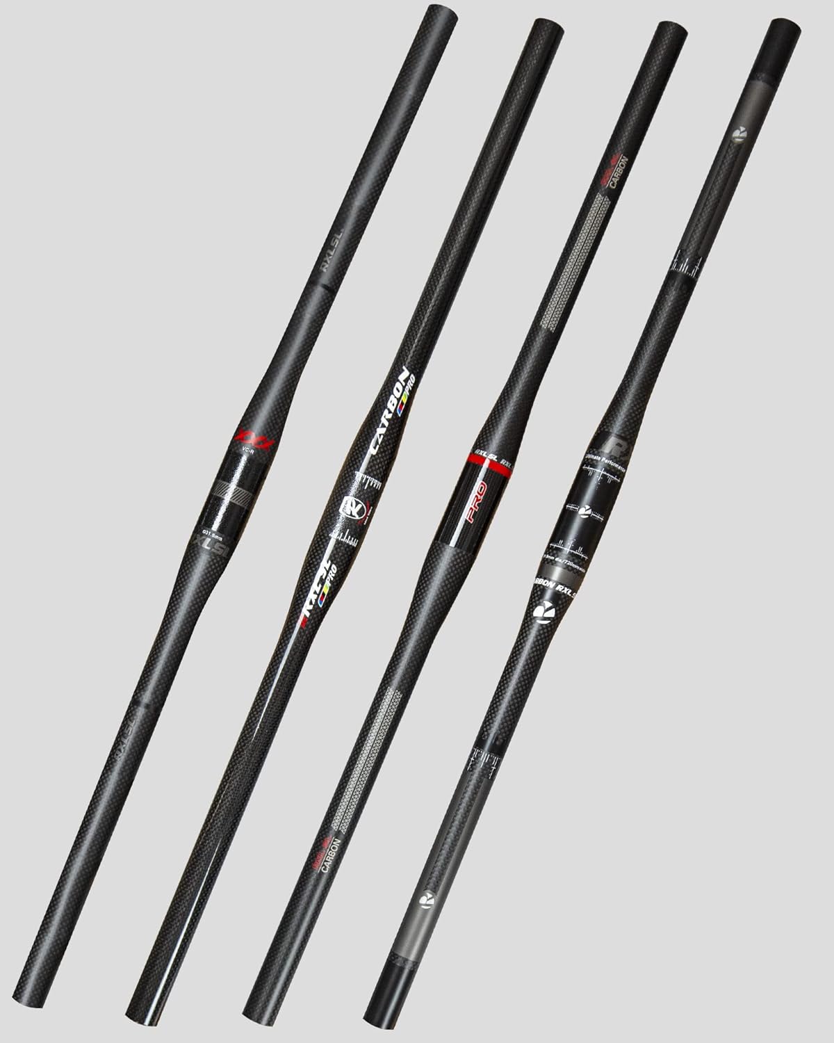 Manubrio MTB, Manubrio Carbonio, 31,8mm Manubrio Flat 760 mm, 3K Manubrio Mountain Bike Dritto 76cm per Downhill Bici Da Corsa, Ebike BMX Enduro XC Dirt City Bike - immagine 7