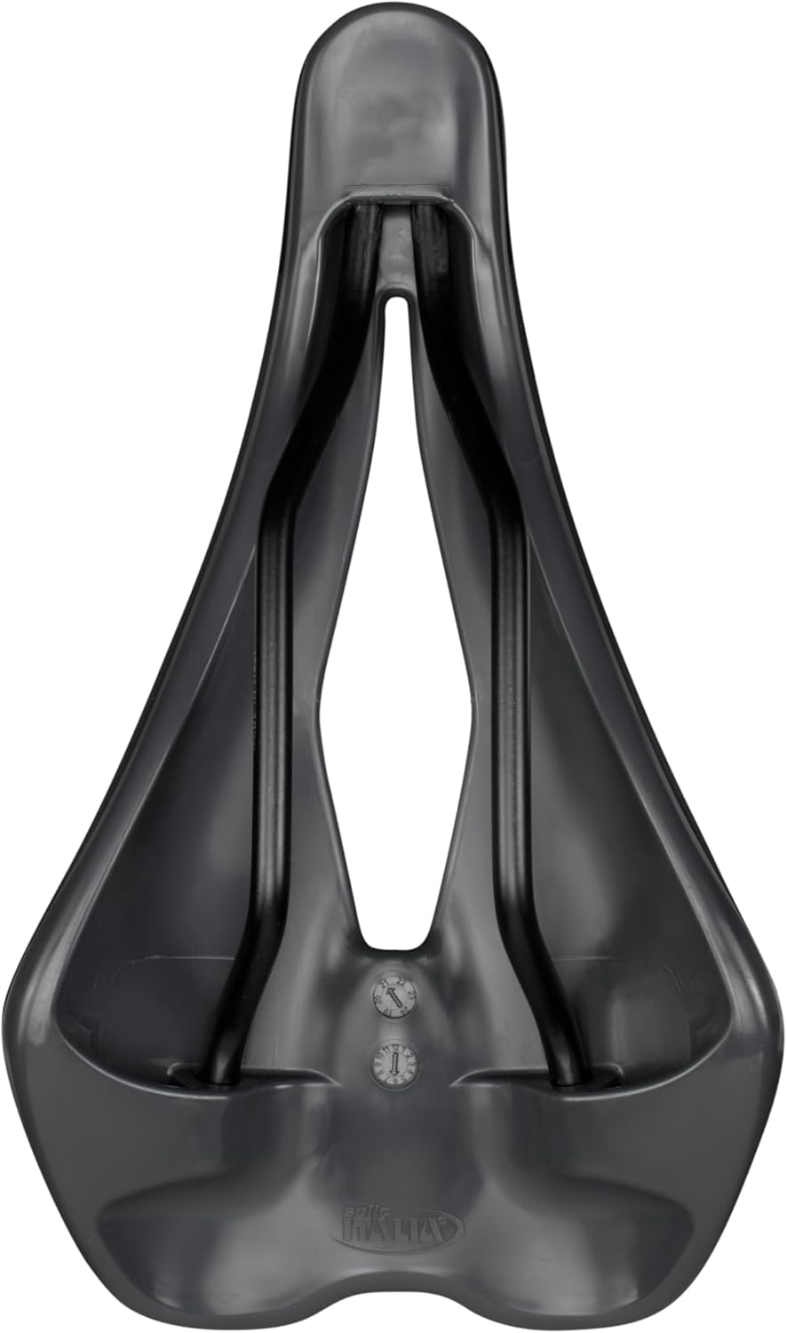 Selle Italia S5 Superflow - Sella City Bike e Bicicletta Urbana con Imbottitura Gel, Rivestimento con Inserti ad Alta Visibilità e Foro Anatomico, Telaio in Fec Alloy - immagine 5