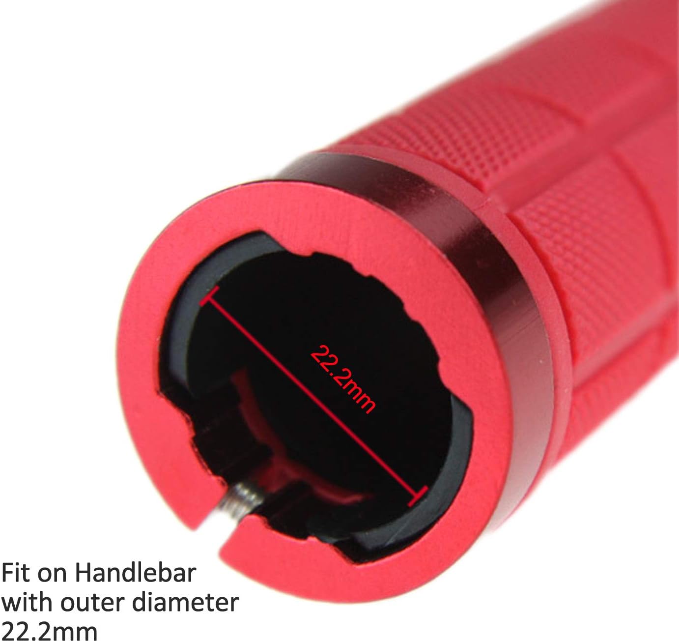 PLATT Bike Hand Grips, Impugnature per Manubrio Bici, Manubrio della Bici in Gomma ergonomica Antiscivolo manopole per Bicicletta MTB - immagine 7