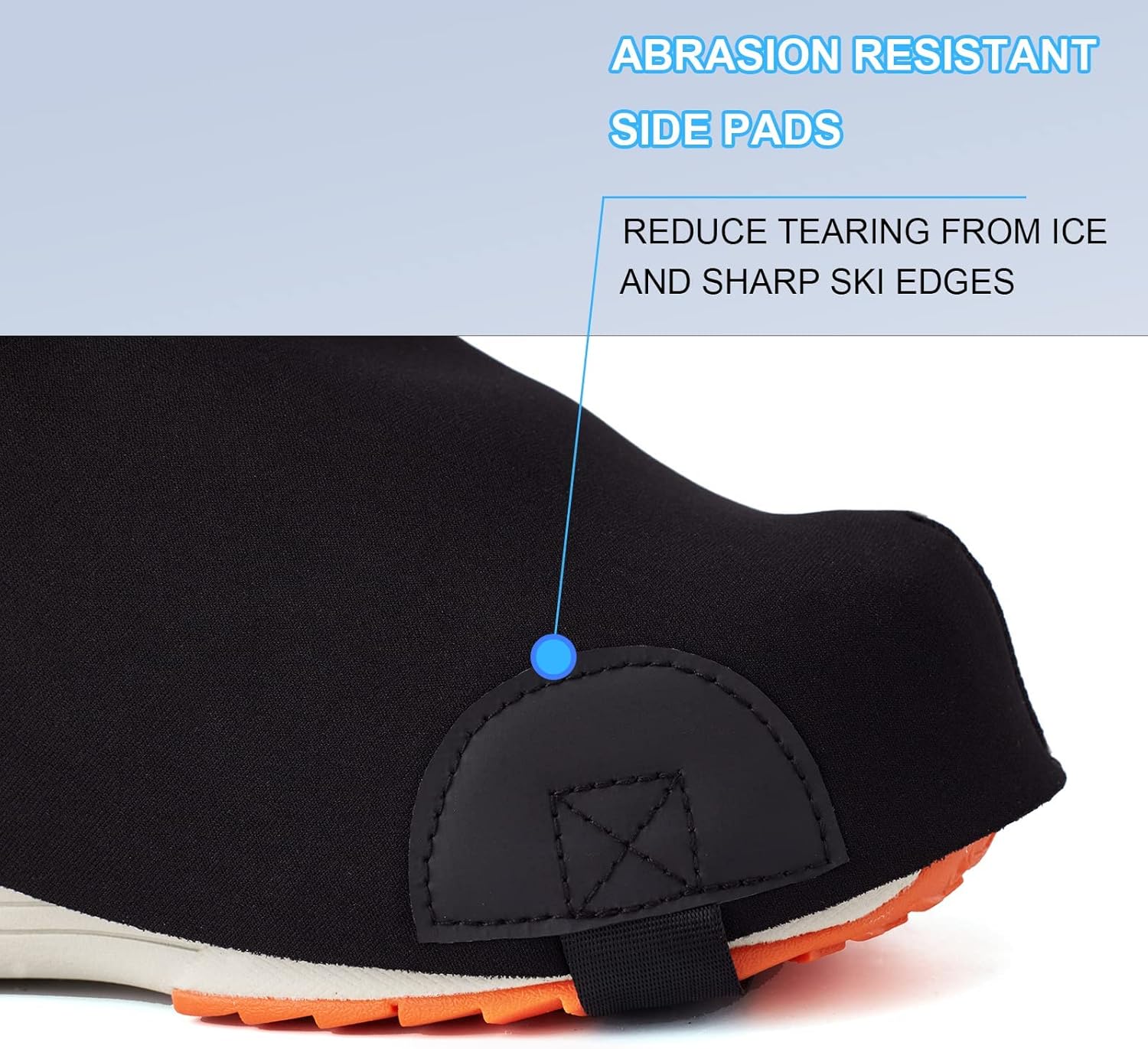 YYchan Copriscarpe, copriscarpe, copriscarpe da sci, copriscarpe per neve, per tenere scaldapiedi, riscaldamento, regali per sciatori, accessori per sport invernali, regali per sci, accessori per sci, accessori per sci, 1 paio - immagine 5