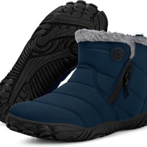 Barefoot Stivali Uomo Scarpe Invernali Donna Minimaliste Caldo Resistente all'Acqua Scarponcini Inverno