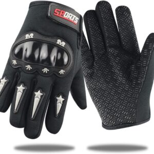 YAMEIZE Guanti Ciclismo Bambino Impermeabile Sportivi-Tattici Moto Invernali Antiscivolo Mtb Guanti