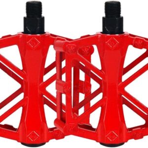 1 Paio Pedali Bicicletta, Lega di Alluminio Pedale, Mountain Bike Pedali con Cuscinetto, Antiscivolo Superficie Larga Leggeri Pedali per Pedali Bici da Montagna MTB BMX