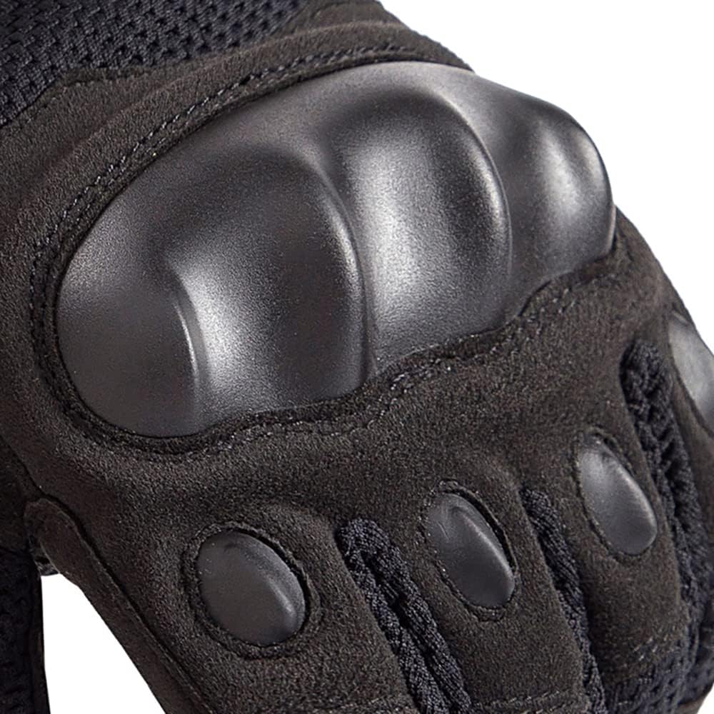AXELENS Guanti Tattici Militari Uomo Moto Invernali Sportivi Bici Antiscivolo Dieci Dita Outdoor Nocche Imbottite MTB Antivento Leggeri Antitaglio - immagine 5