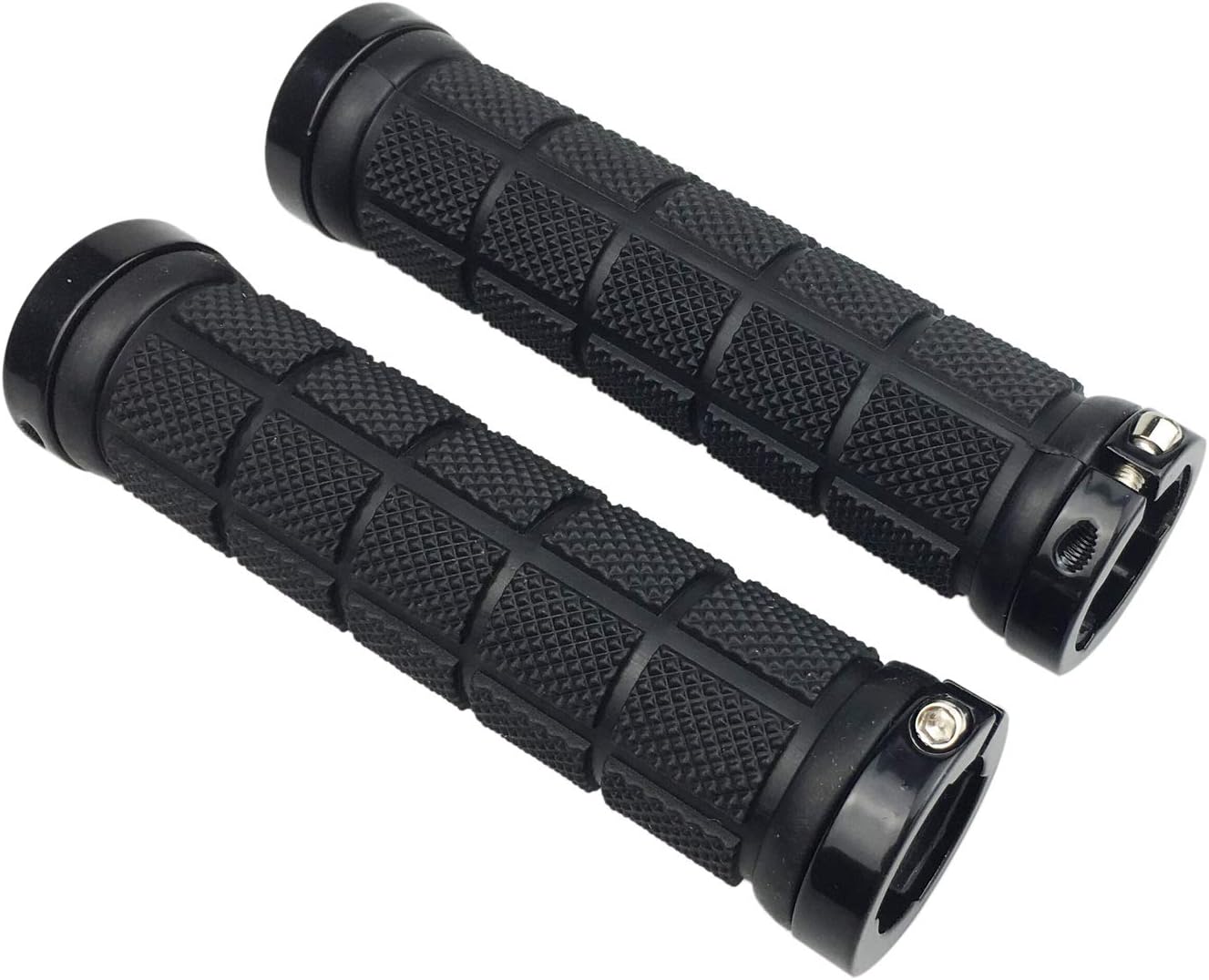 PLATT Bike Hand Grips, Impugnature per Manubrio Bici, Manubrio della Bici in Gomma ergonomica Antiscivolo manopole per Bicicletta MTB - immagine 2