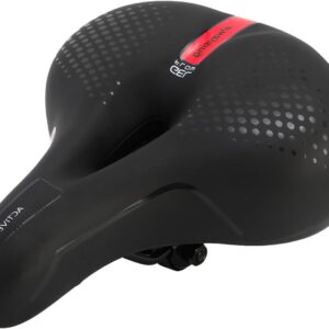 7VSTOHS Sella per Bicicletta Comoda, Sella da Bicicletta in Gel, Sella Bici in Memory Foam Morbido Ampia, Uomo Donna Sellino Bicicletta Traspirante Ergonomica per Biciclette da Strada, Mountain Bike