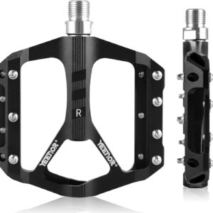 Pedali da Strada/Mountain Bike Pedali MTB Pedali Piatti in Alluminio 9/16" Cuscinetto Sigillato Leggero Piattaforma per Strada Montagna BMX MTB Bici