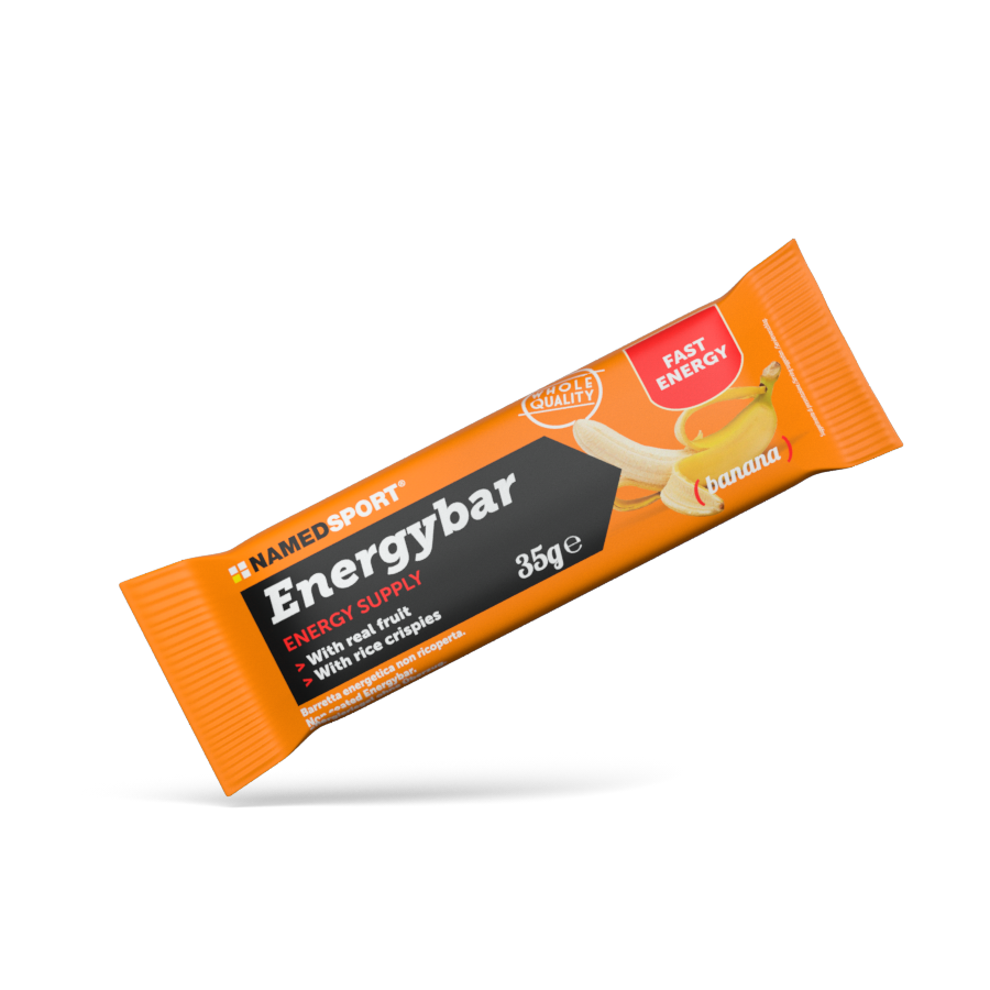 Barretta per un rapido recupero energetico con riso soffiato e purea di frutta alla banana ENERGYBAR Banana - 35g