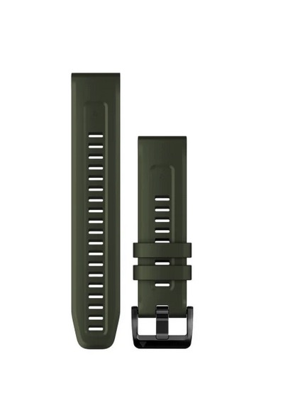 Garmin Garmin Cinturino quickfit 22 in silicone 22mm verde scuro