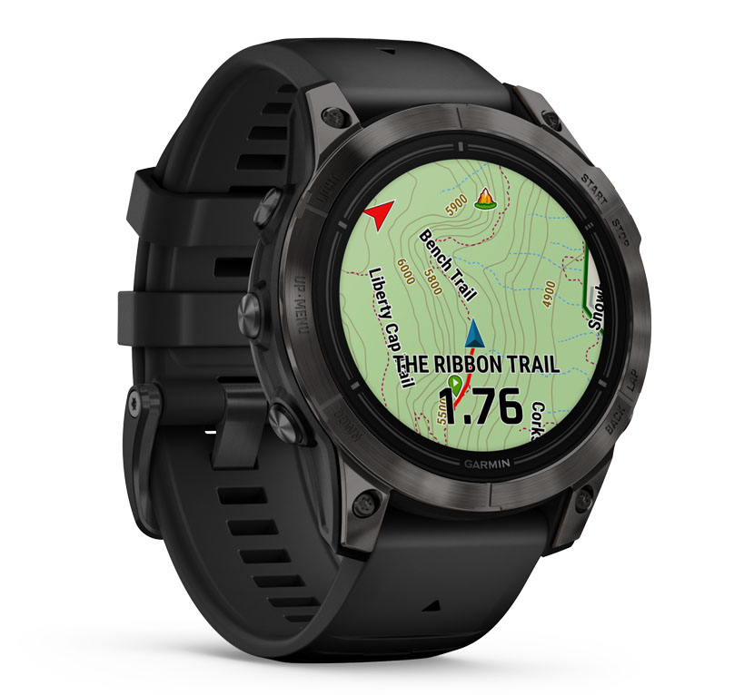 Garmin Garmin Epix Pro 2 sapphire 47mm grigio cinturino nero