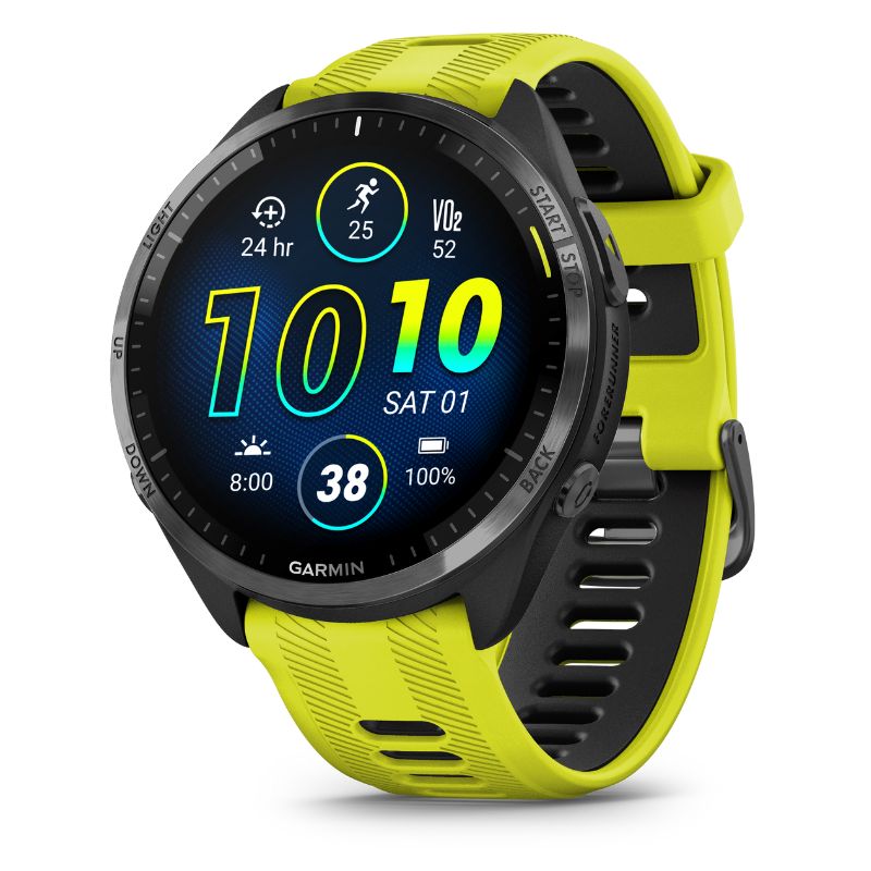 Garmin Garmin Forerunner 965 grigio cinturino giallo/nero