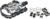GIST Pedali Doppia Funzione MTB Spin Bike SGANCIO RAPIDO SPD