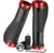 LYCAON Impugnature per Biciclette, Manopole Bicicletta Ergonomiche con 2 Tappi di Chiusura in Alluminio espandibili, per MTB/BMX/Mountain/Downhill/Foldable/Urban Bicycles/Scooter