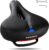 ROCKBROS Sella Bici Comoda in Gel, Sella Ergonomica per MTB Bicicletta, Sellino Morbido Traspirante, Uomo Donna, con Strisce Riflettenti Posteriori, 22 * 26cm, Accessori Bike