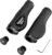 ROCKBROS Manopole Bici Ergonomiche, Manopole per MTB Bicicletta Monopattino, Diametro 22,2mm, Comodo Antiurto, con Annelli e Tappi, Accessori Bici