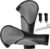 Gvolatee Impugnature per Biciclette, Manopole Bicicletta Ergonomiche, per MTB/BMX/Mountain/Downhill/Foldable/Urban Bicycles/Scooter,22 mm nero