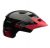 Casco sidetrack ragazzo nero/rosso one size