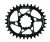 Corona ovale gecko track sram 28d 0mm offset