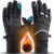 kyncilor Guanti Invernali Uomo Touchscreen Guanti Moto Invernali Guanti Da Antiscivolo Antivento Antivento Guanti Per Ciclismo, Sci, Guida