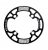 Rockring alu bcd104 36-39t commander/thor nero